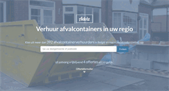 Desktop Screenshot of afvalcontainersgids.be